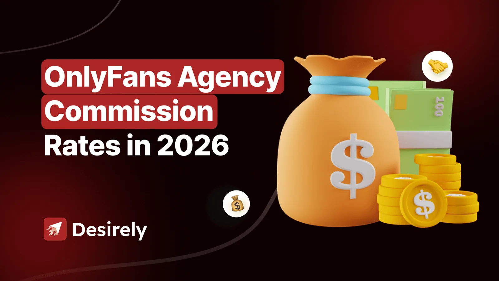OnlyFans agency commission grid comparing revenue share, flat salary and hybrid models by scope of service
