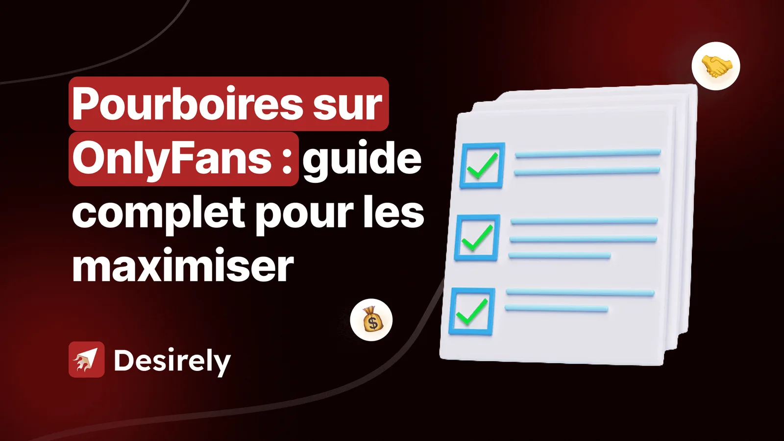 Pourboires sur OnlyFans