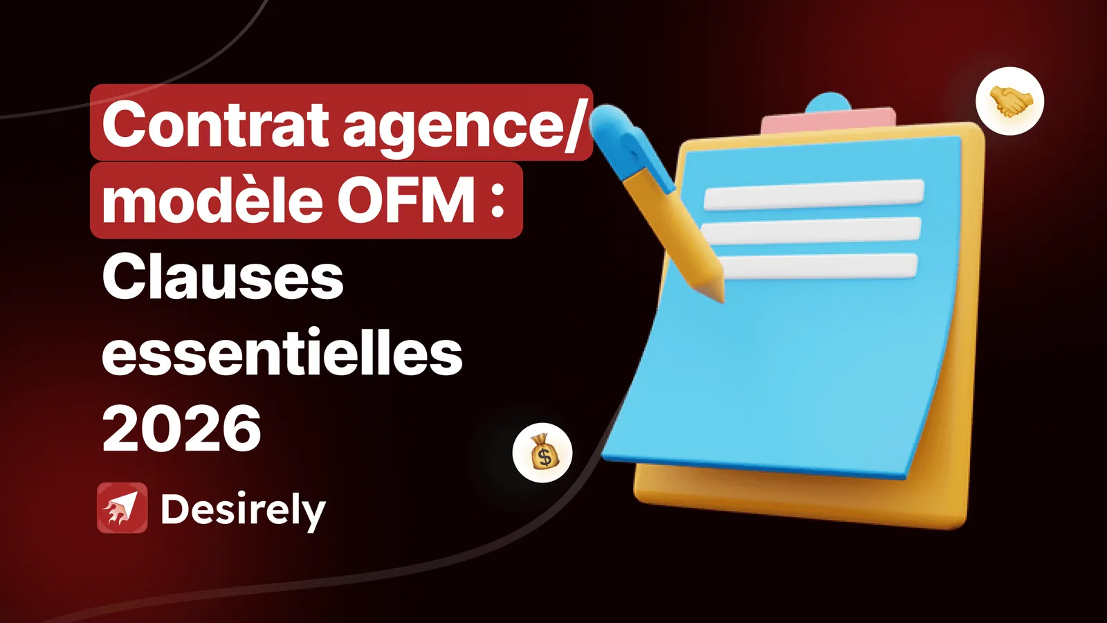 Contrat agence-modèle OFM